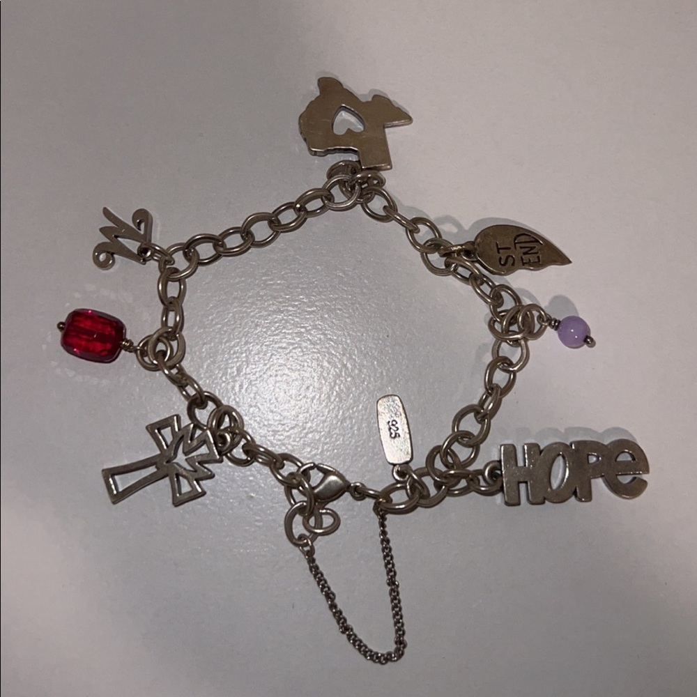 James Avery charm bracelet with two RETIRED Charms included